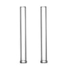 Długi prosty szklany ustnik do XMAX V3 Pro i XMAX V4 Pro, 110 mm, zestaw 2 szt.