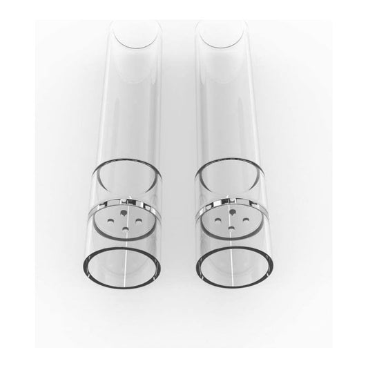 The Classic Short Glass Mouthpiece (70mm, Pack of 2) for Arizer Solo 3 and Air Max