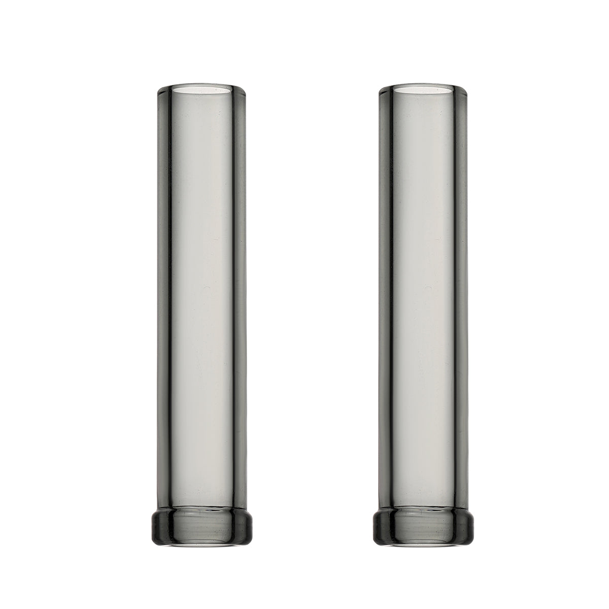 Krótki przyciemniany czarny szklany ustnik do waporyzatorów XMAX V3 Pro i XMAX V4 Pro, 60 mm, Zestaw 2 szt.