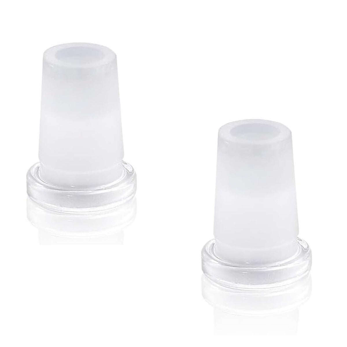 10/14 glass adapter with frosted 14mm male joint