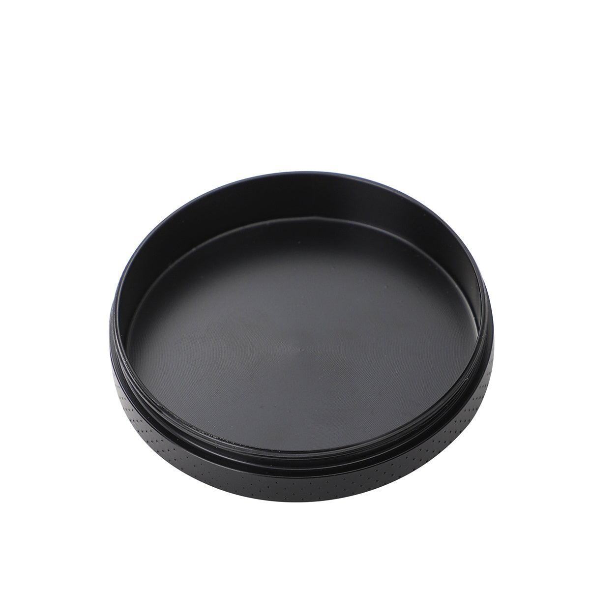 Collection tray at the bottom of the grinder